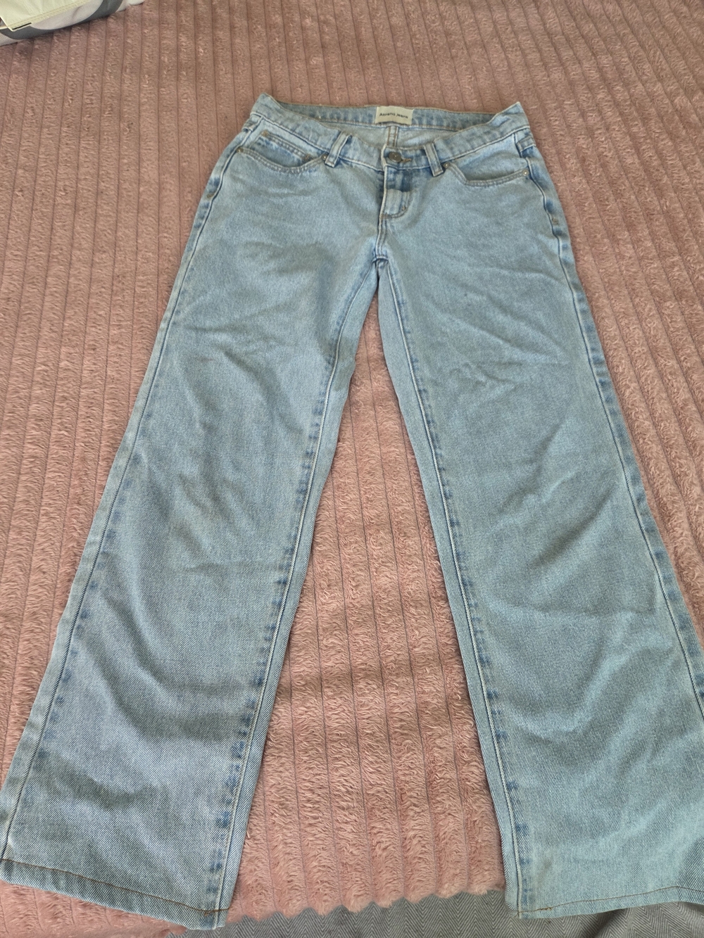 Abrand Light Blue Straight-Leg Denim Jeans